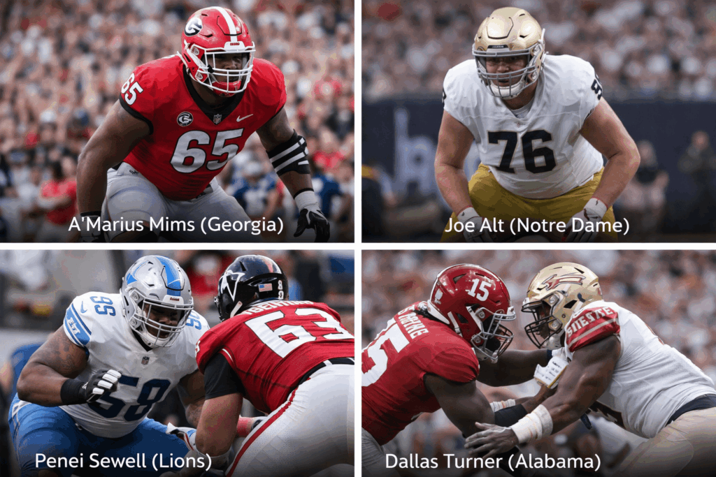 TOP NFL LINEMEN SET THE STANDARD