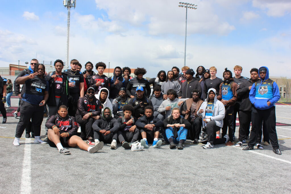 SUF Shockers competing at Motown Showdown national trench football tournament