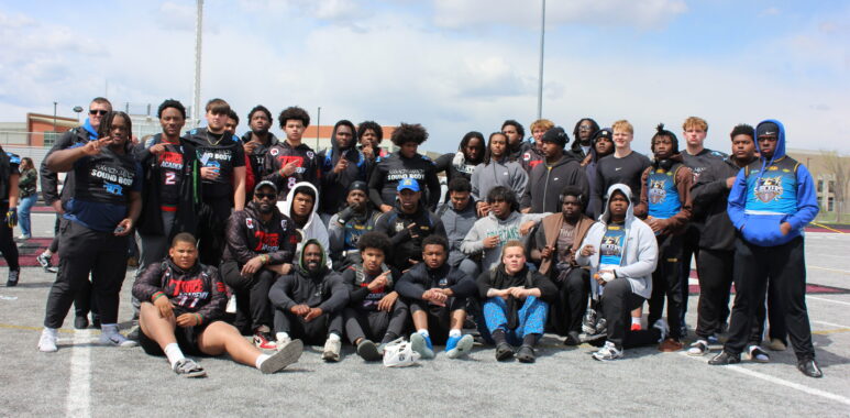 SUF Shockers competing at Motown Showdown national trench football tournament